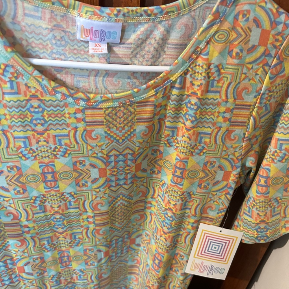 LuLaRoe Geometric Patterned julia dress